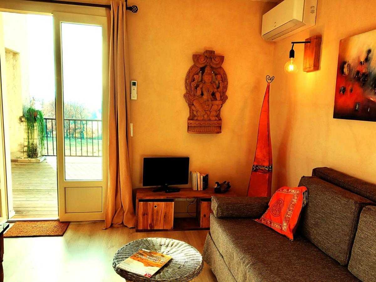 Apartmán Mas Des Broussonnetiers Barjac  Exteriér fotografie