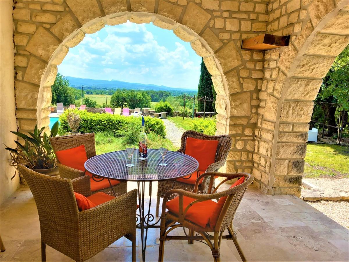Apartmán Mas Des Broussonnetiers Barjac  Exteriér fotografie